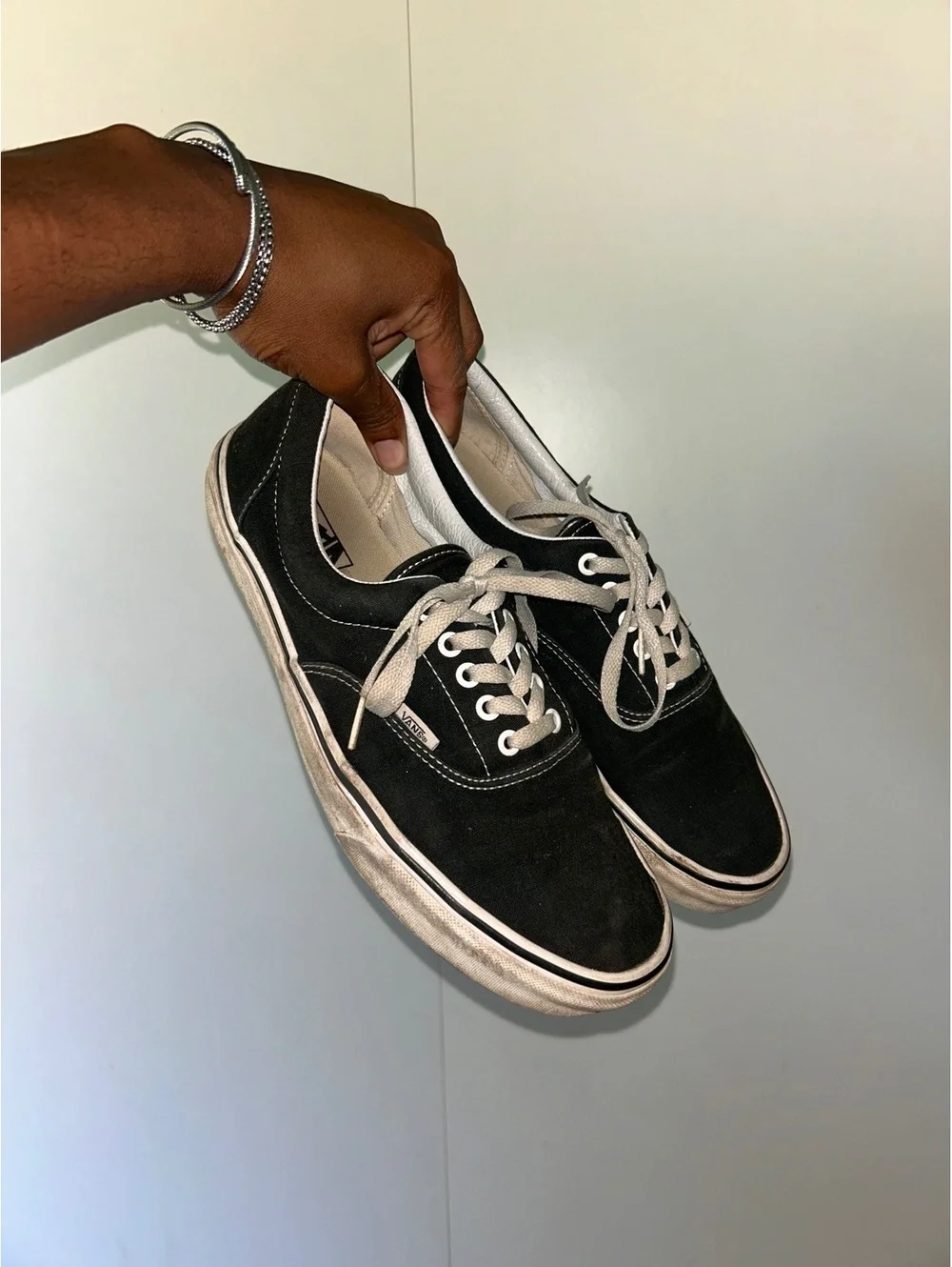 Men's Vans Black Suede Sneakers Size 10
